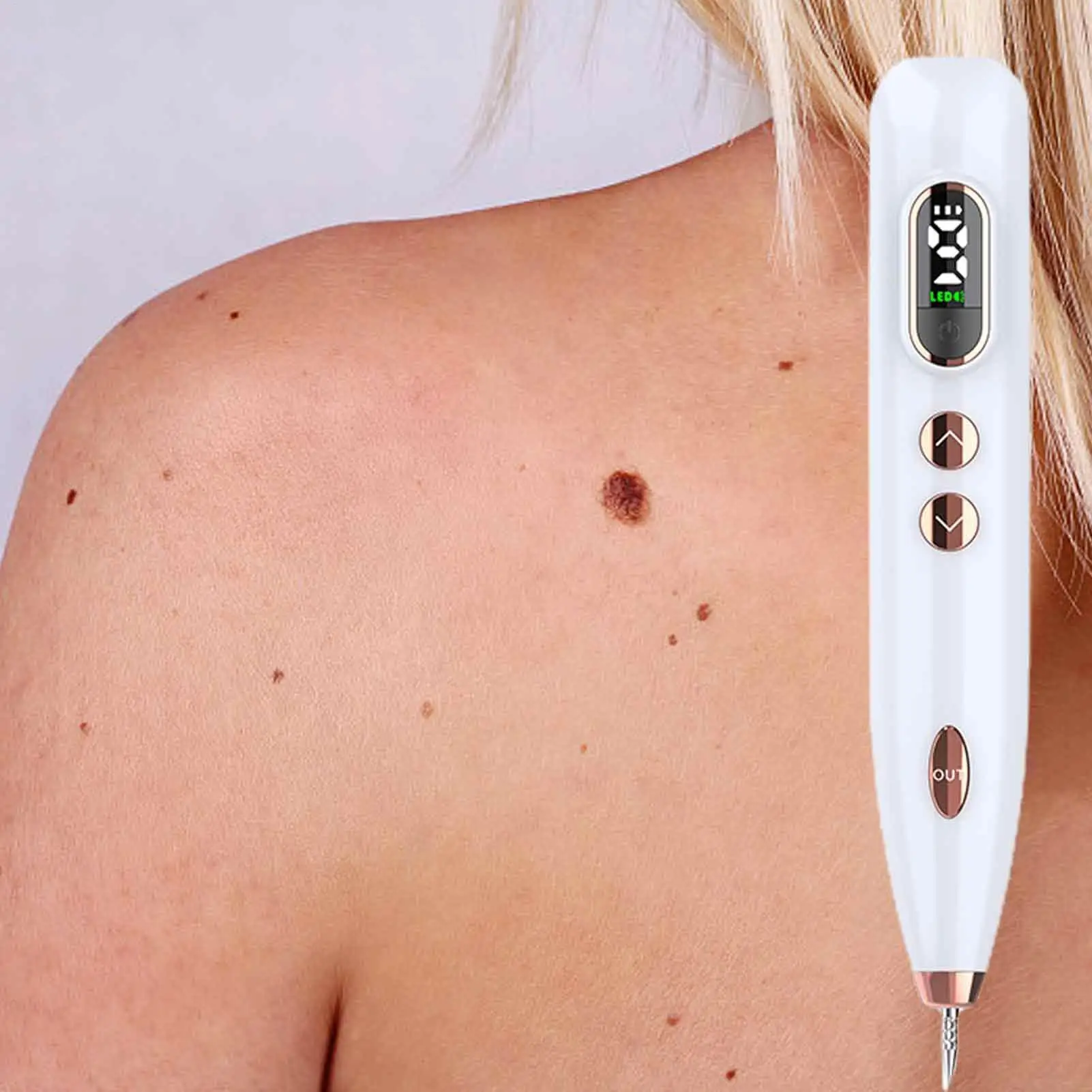 USB Charge Electronic Face Skin Scar Removal Pens Repairing Skin Machine For Dark Spot Birthday Dating Gift For Friends Neighbor