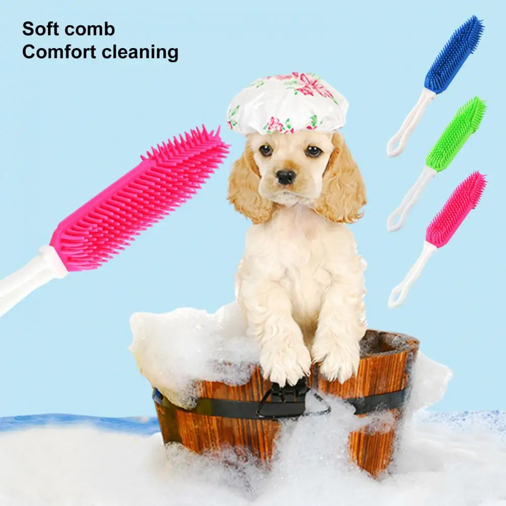 pet-bathing-brush-with-long-handle-soft-rubber-bristles-comfortable-grooming-brush-pet-cat-hair-brush-dog-comb-grooming-and-care