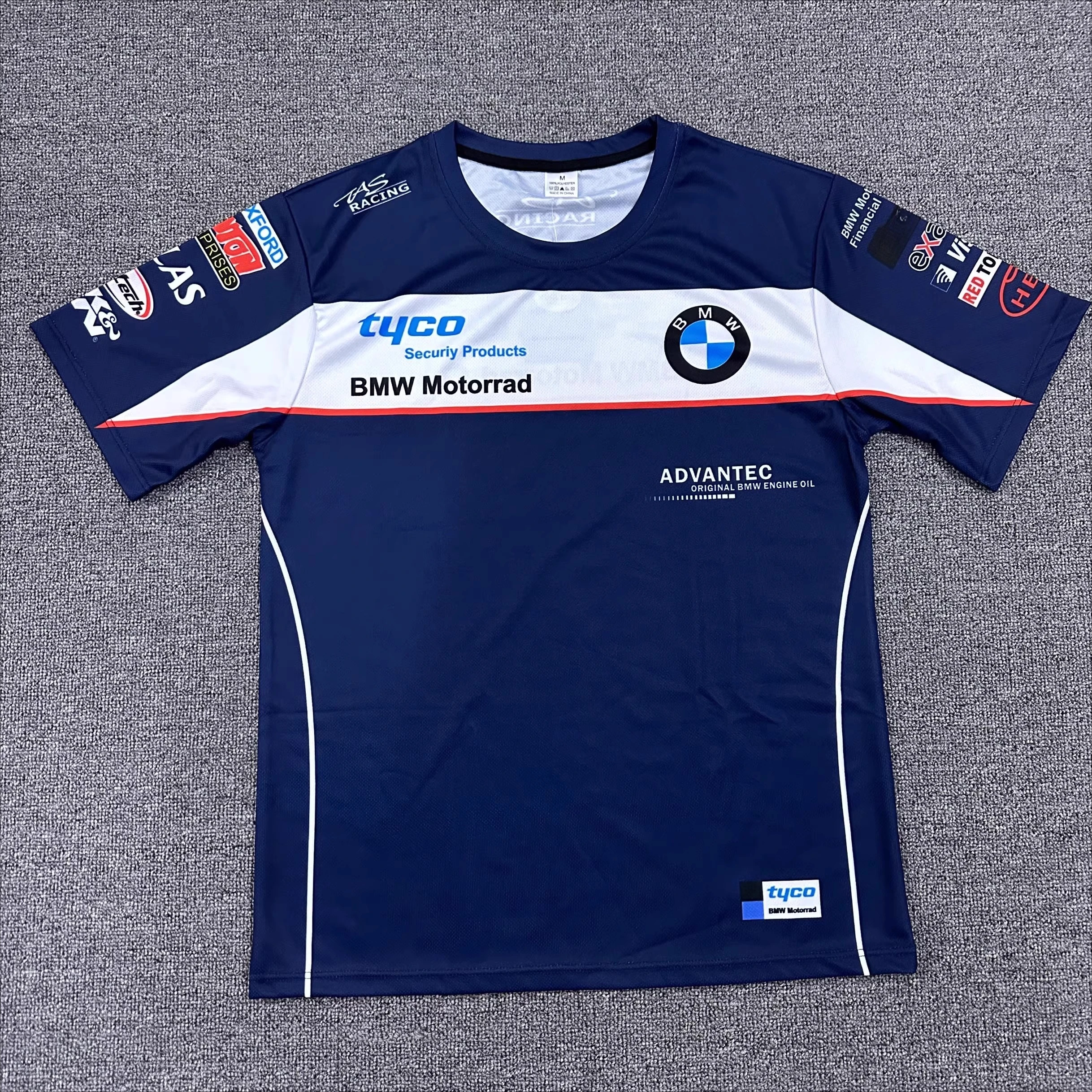 

2025 BMW Racing Motorcycle T-shirt Tyco GP Racing Team Shirt Summer Men Women Quick Drying Breathable Jersey