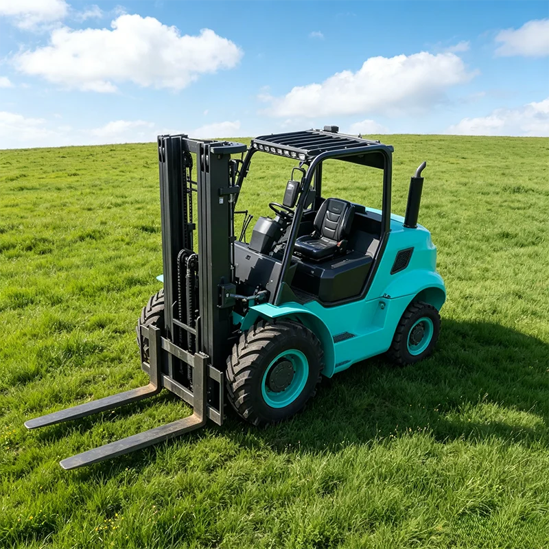3Ton 4WD Diesel Off-road forklift Rough Terrain All Terrain Forklift Farm Mining Unpaved Ground Handling Hot Sale