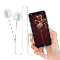 EMS Mini TENS Acupuncture Therapy Phone Body Massager Electric Connection Mobile Muscle Stimulator Machine Neck Shoulder Relax
