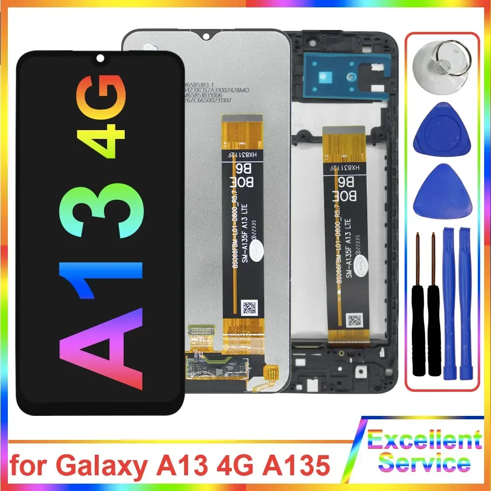 

A13 4G LCD for Samsung A13 4G LCD Display A135F Touch Screen Replacement Digitizer for Samsung A13 4G A135 Screen Display