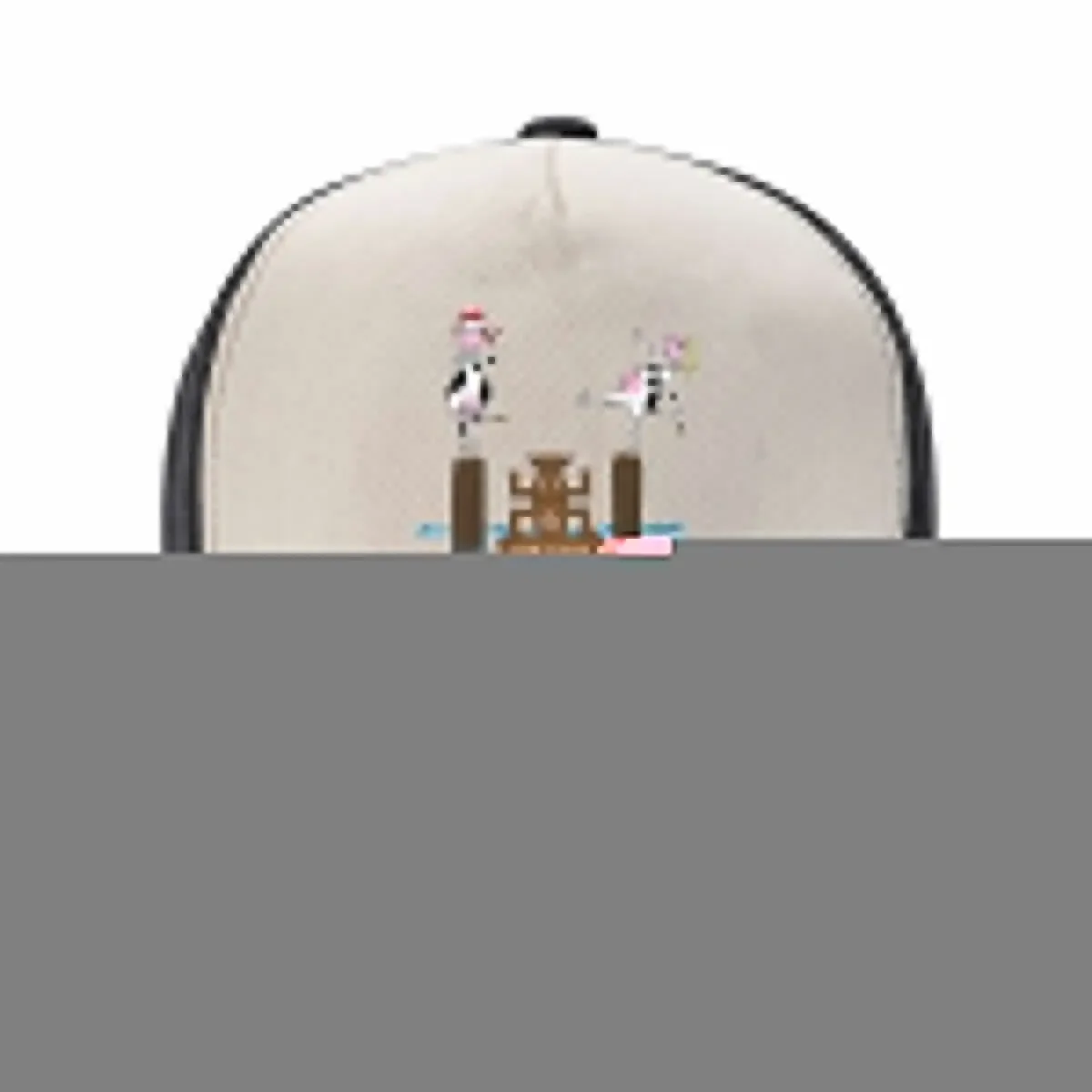 

Cow-Lanta, the pole test Baseball Cap Beach Bag Big Size Hat Vintage Mens Women's
