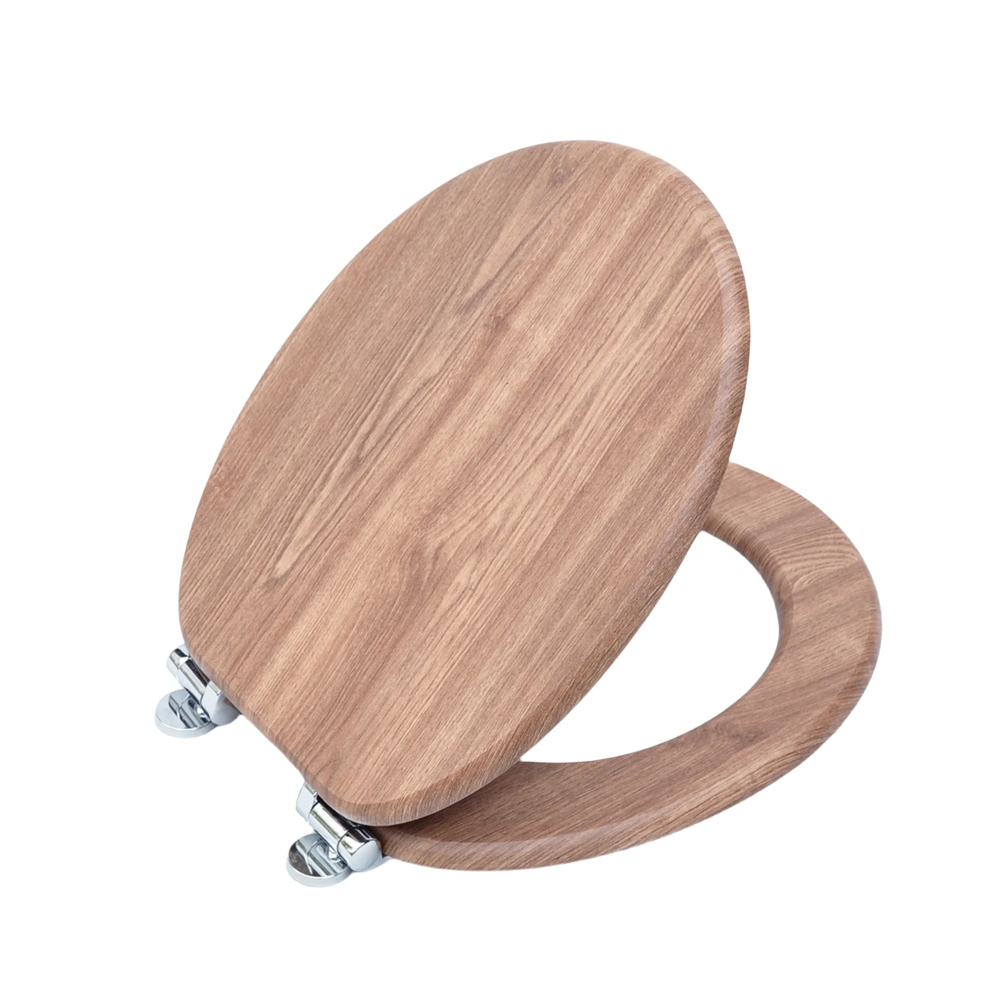 SINOBATH Toilettensitz mit Absenkautomatik WC-Sitz MDF Universelle Klobrille antibakteriell WC-Deckel Neues Design Motiv – Detail 16