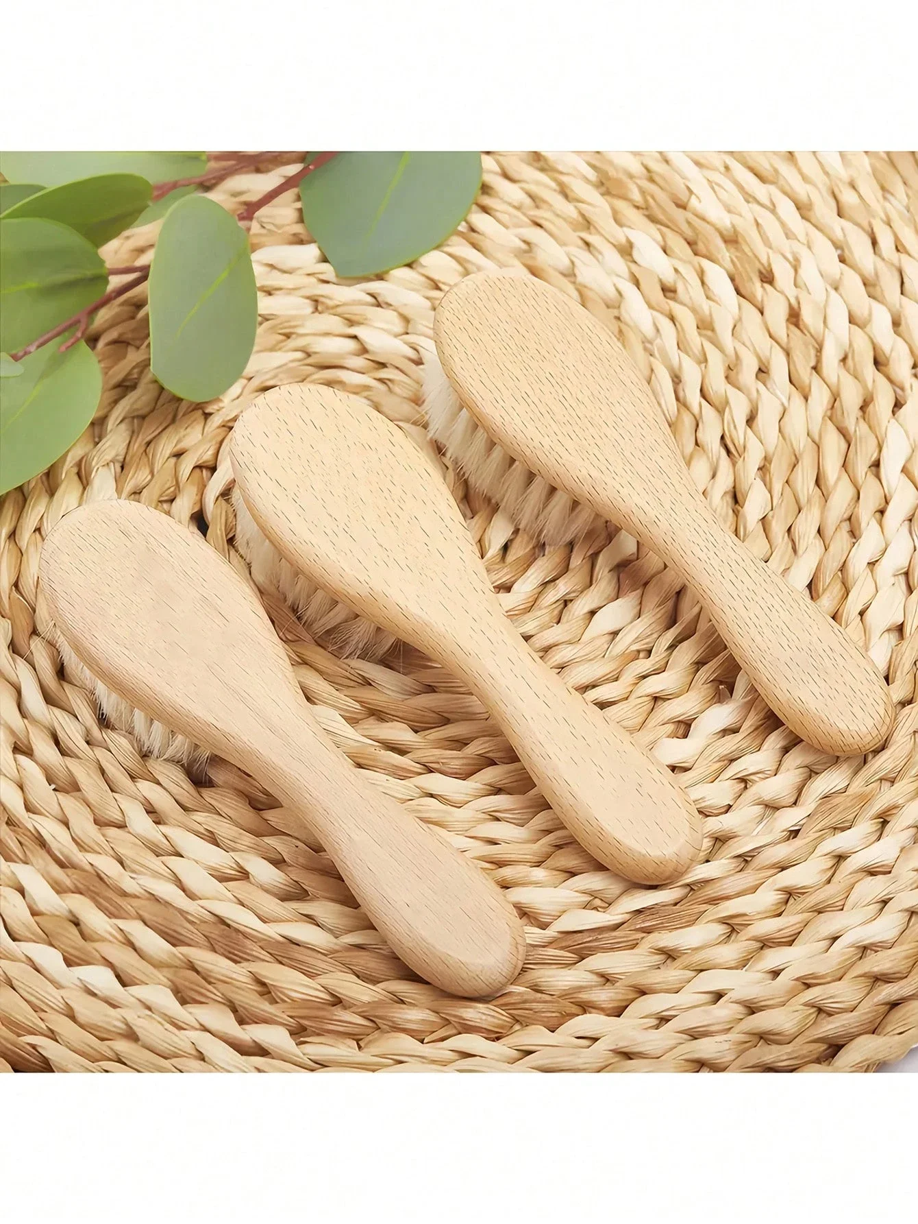 Cepillo suave para baño de bebé de tamaño pequeño, adecuado para lavado de cara de bebé, limpieza del cabello del bebé, regalo de Baby Shower para recién nacido, 1 ud.