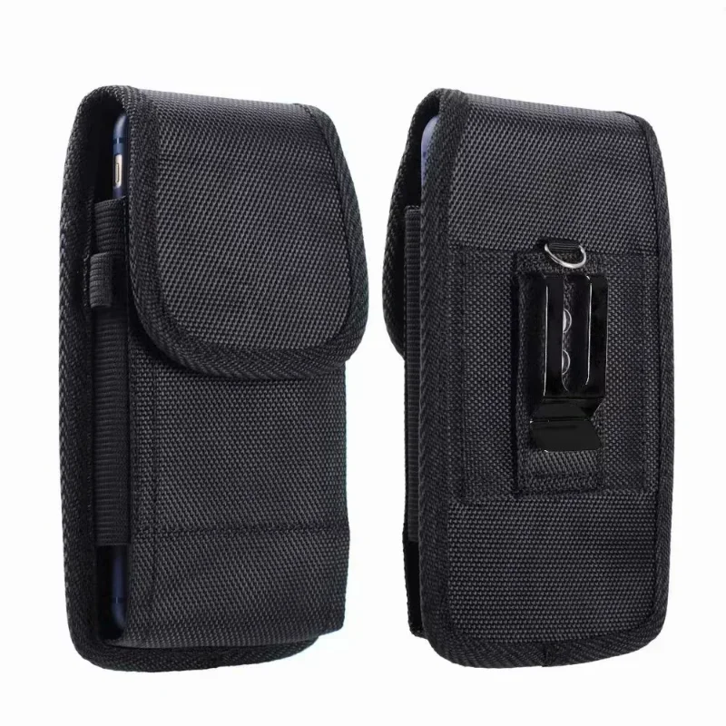 Tactical Cell Phone Pouch Holster with Free D Shaped Buckle Protable Wallet Card Waist Pack Outdoor Sports Nylon Carrying Case