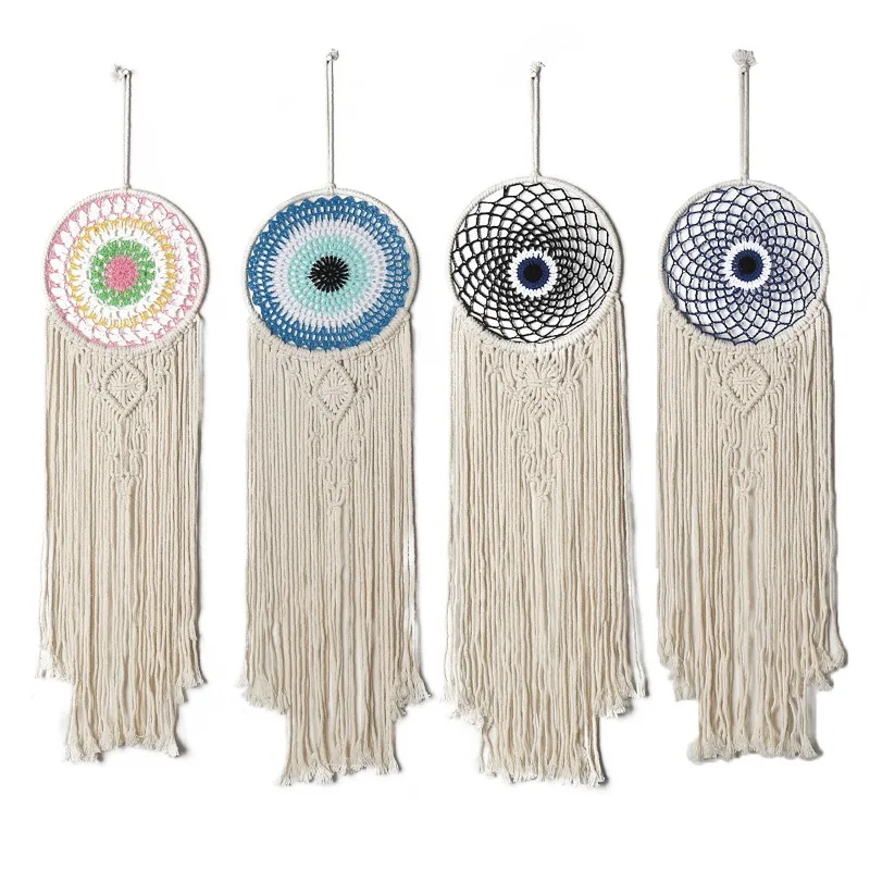 Tapestry displayed in a modern living room setting