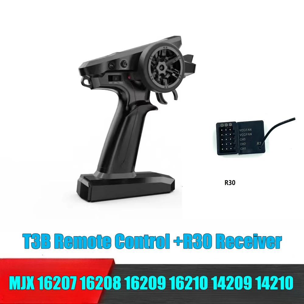MJX 16207 16208 16209 16210 14209 14210 RC Remote Control Car Spare Parts Universal T3B Remote Control + R30 Receiver