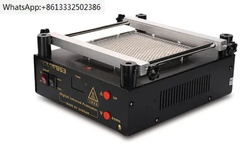 Gordak 853 Original IR Infrared BGA Preheating Station ESD PCB Desoldering Rework Station Repair Tool Kit