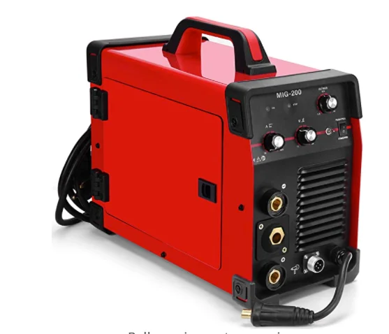 Portable Welding Machine Aluminum Gas MIG-200 Gas Gasless Digital Control DC MIG Welder For Professional Metal DIY RepairingTool
