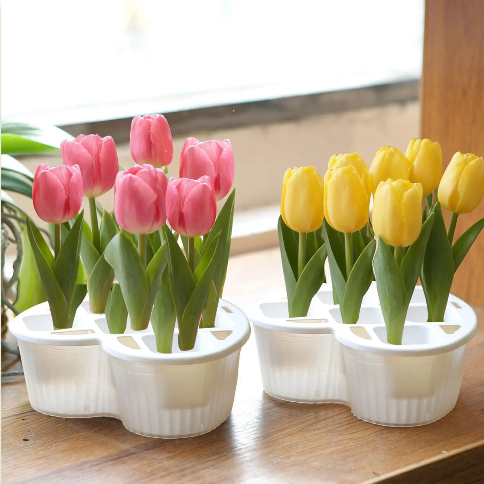 Plant Pots Heart-Shape Decorative Hydroponic Container Hydroponic Flower Pots for Indoors Outdoors Balconies Patios Porches
