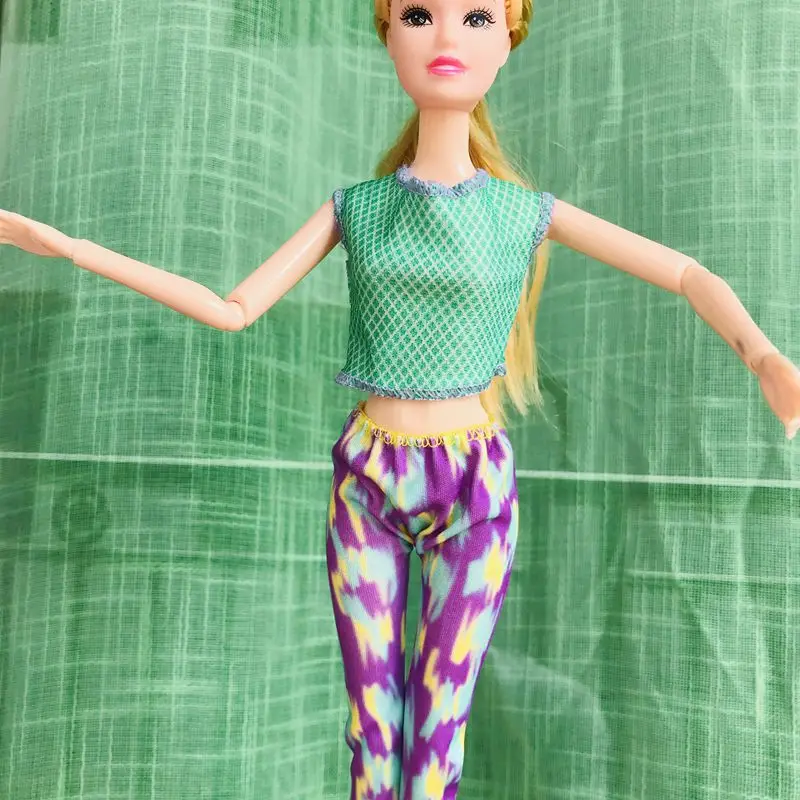 ผสมสไตล์ Yago ชุดแฟชั่นกีฬาสวมใส่สบายๆ Kawaii 8 ชิ้น/ล็อตของเล่นเด็กมินิเสื้อผ้าสําหรับตุ๊กตาอุปกรณ์ตุ๊กตา