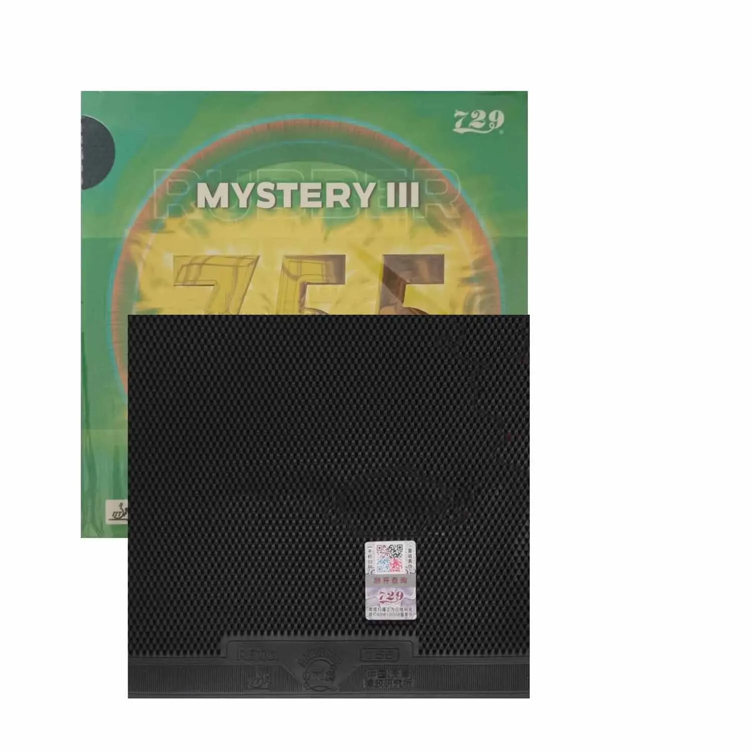 Original RITC Friendship 729 755 Mystery III Long Pips-Out Table Tennis Pingpong Rubber with Sponge