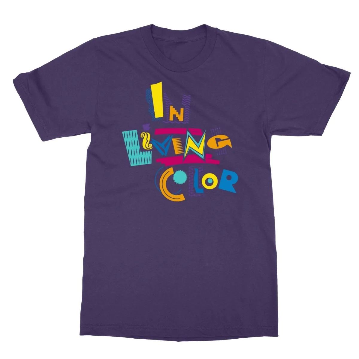 in Living Color 90's Sitcom Men's T-Shirt Adult Regular Fit O-Necked Tees Cotton Men's Printed Tops