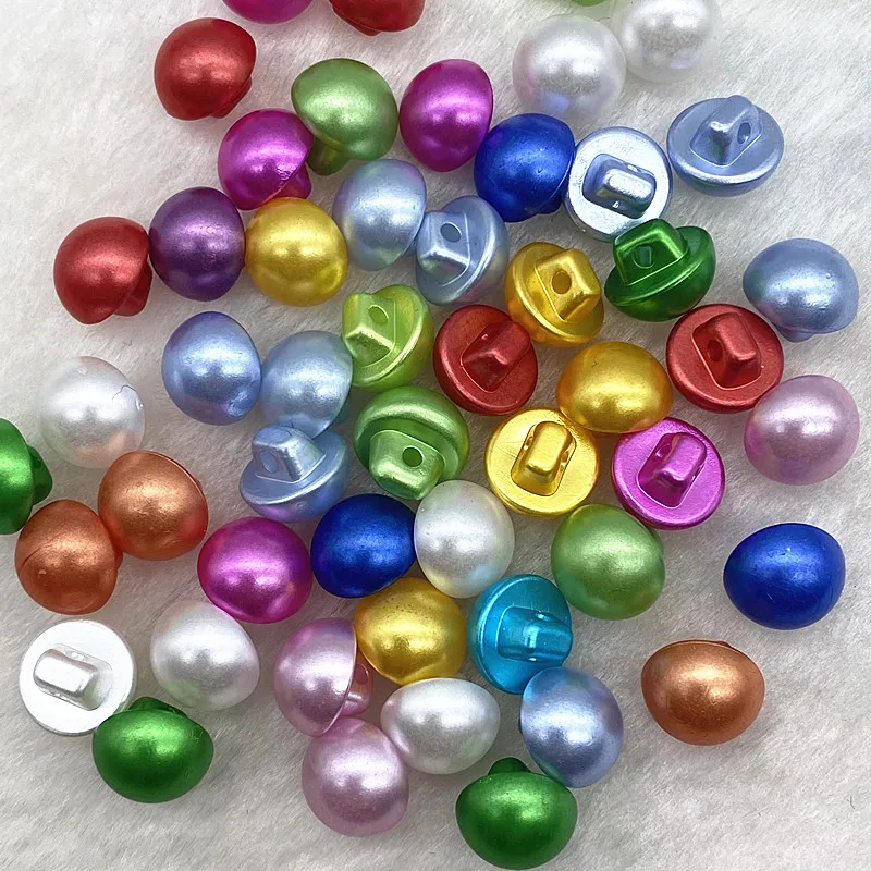 30pcs 10mm Children's Clothing Candy Color Buttons Cartoon Button Clothing Shirts Hand Decorated WITH DIY Craft Accessories