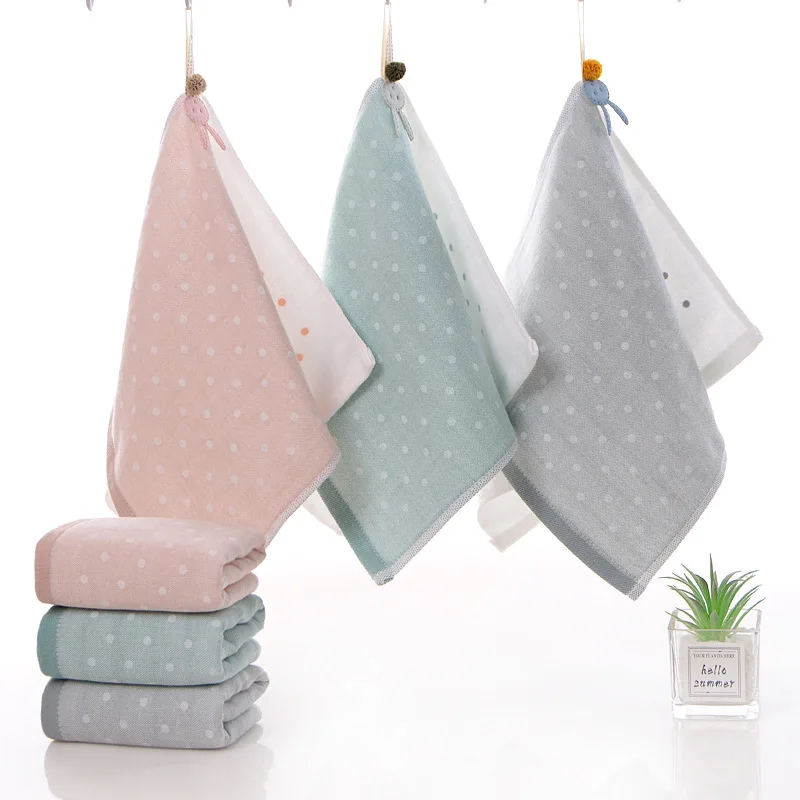 3pcs Cotton Baby Towel 25x50cm Absorbent Gauze Face Towel Soft Cute Rabbit Children Muslin Cloth Bath Towel Bathing Items