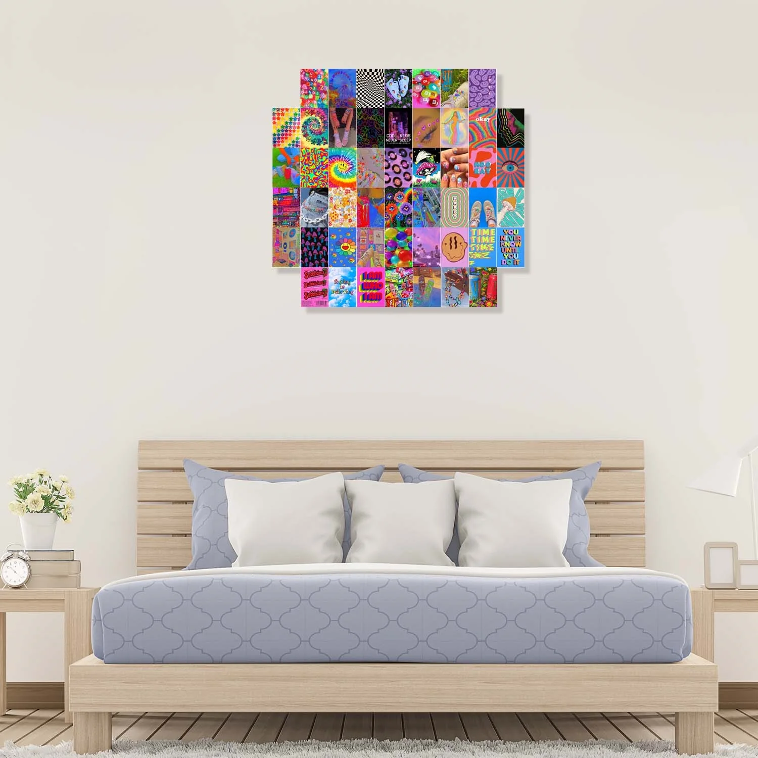 Ansichtkaart Foto Collage Set Muur Collage Kit Exqusite Esthetische Posters Slaapkamer Decor