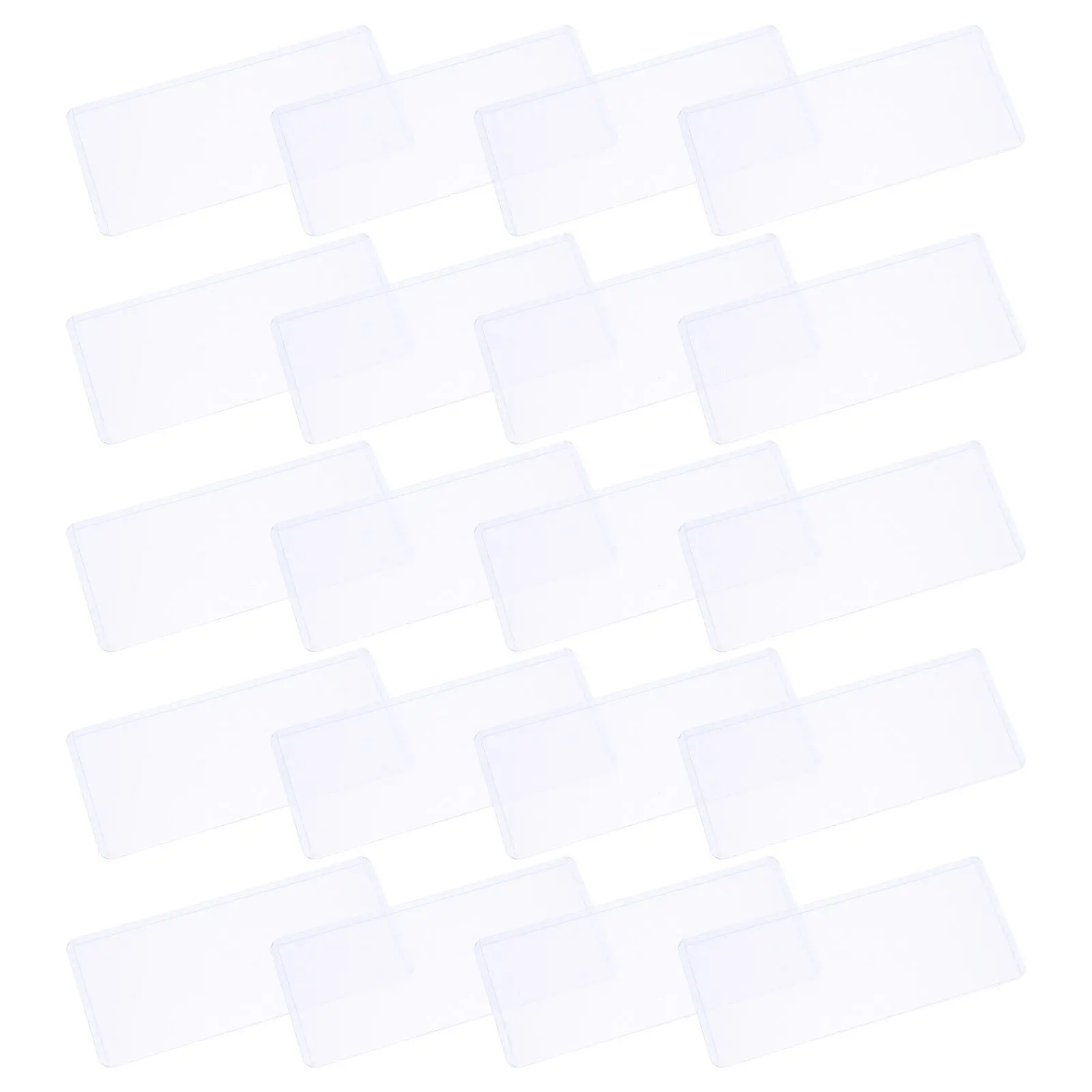 

20 шт. прозрачных ПВХ-органайзеров для денег, банкнот, валюты, водонепроницаемых чехлов-витрин для хранения и защиты наличности, для путешествий