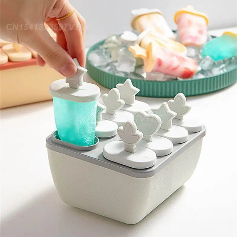 Home Popsicle Maker Versatile Durable Colorful Stylish Non-stick Must-have Unique Ice Cream Shapes Summer Ice Cream Mould Fun