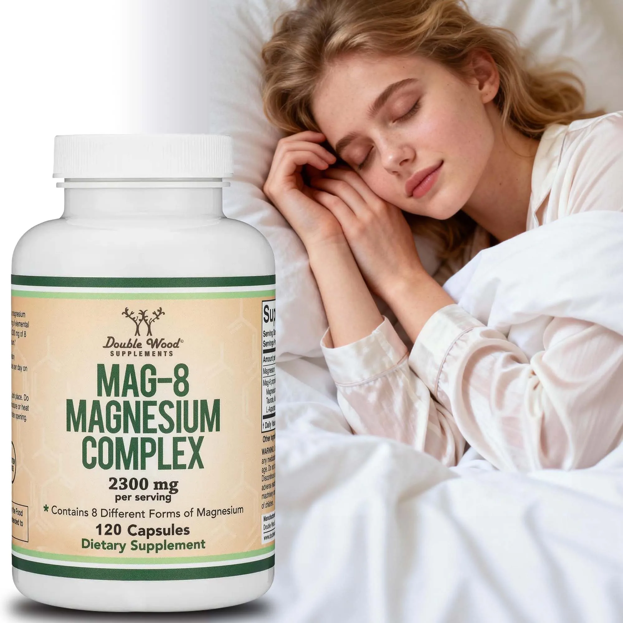 MAG-8 Magnesium Complex - Promote Bone and Muscle Health, Provide Comprehensive Support for Bodily Functions, Non-GMO