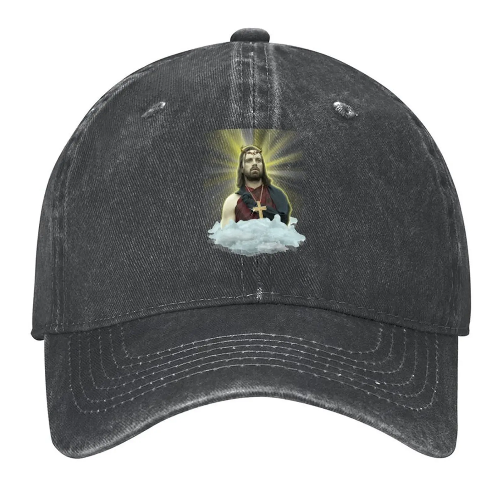 

Sebastian Stan as Jesus - Bucky Barnes Baseball Cap party Hat Golf Anime derby hat For Men Women's