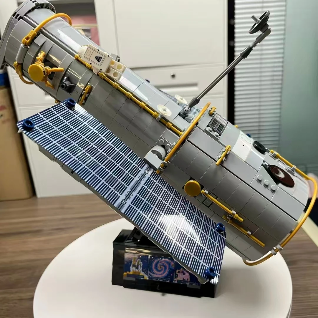 2026 New 1252pcs Observatory Space Exploration Satellite Orbital Space Telescope Building Blocks Model Toys For Birthday Gifts