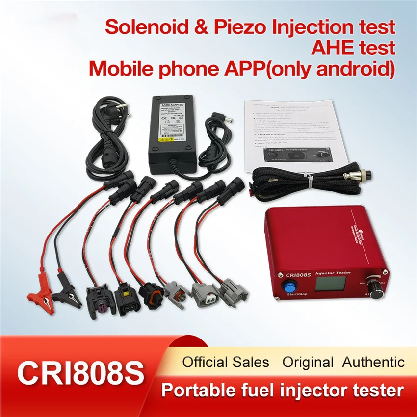 CRI808S Electromagnetic Piezoelectric Jet Tester AC110V/220V  DC24V Injection Test Equipment Machine AHE Diesel Repair Tool