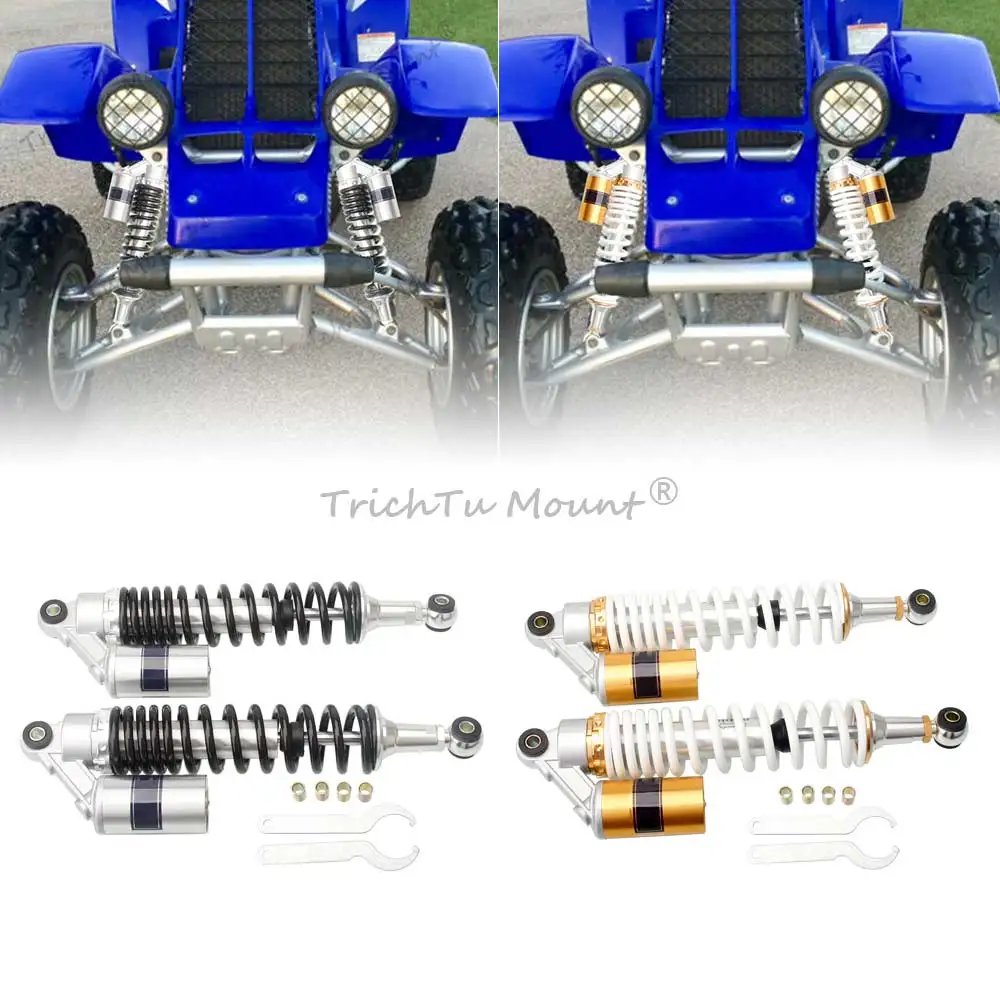 Amortiguador de suspensión para Yamaha Banshee 350 YFZ350 1987-2006, 2 uds., 14,75 pulgadas, 375mm, amortiguador de aire delantero, accesorios ATV