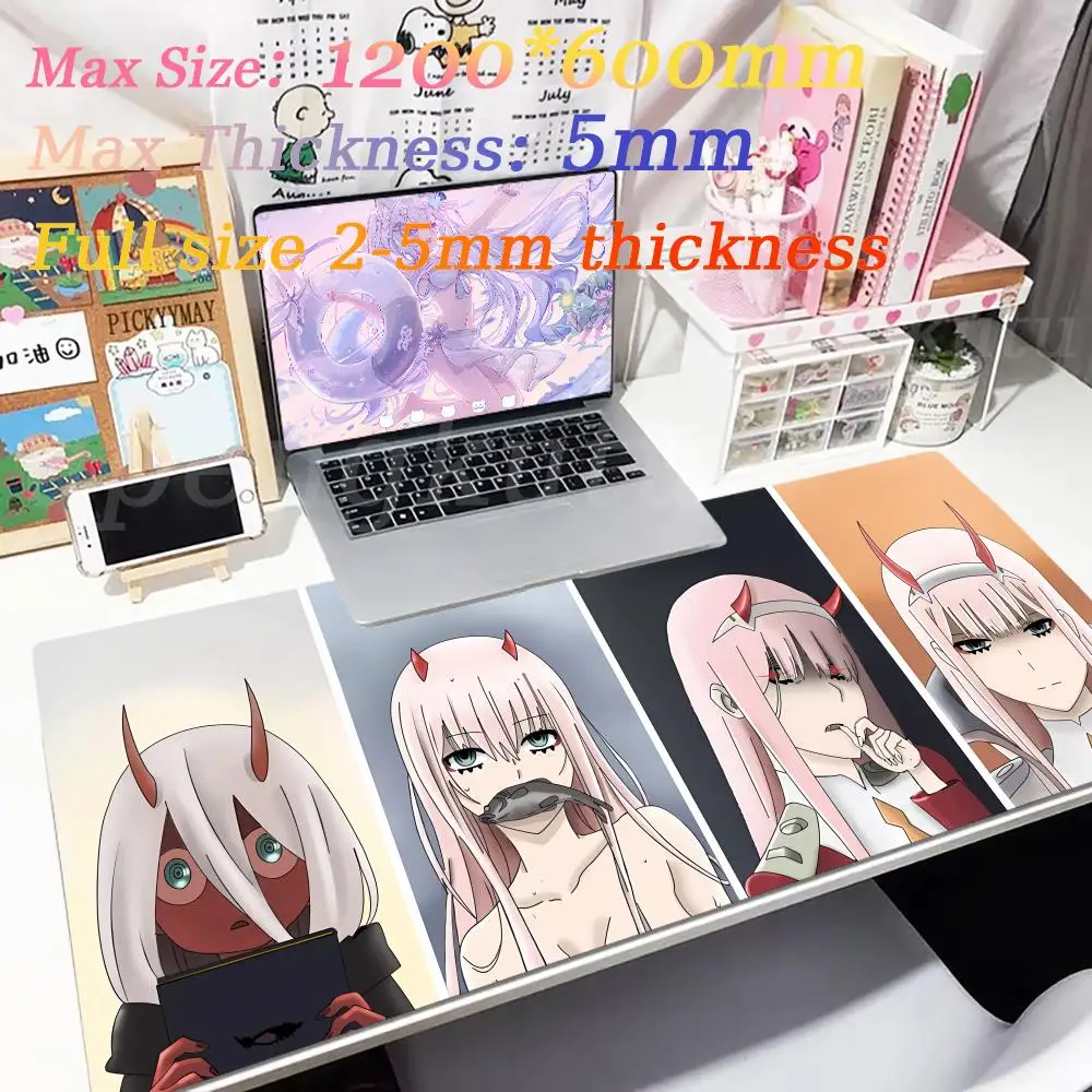 Mouse Pad Desk Non-Slip Floor mats Rubber Edge locking Gifts for girls Pink art Desk Zero_Twos accessories Mousemat