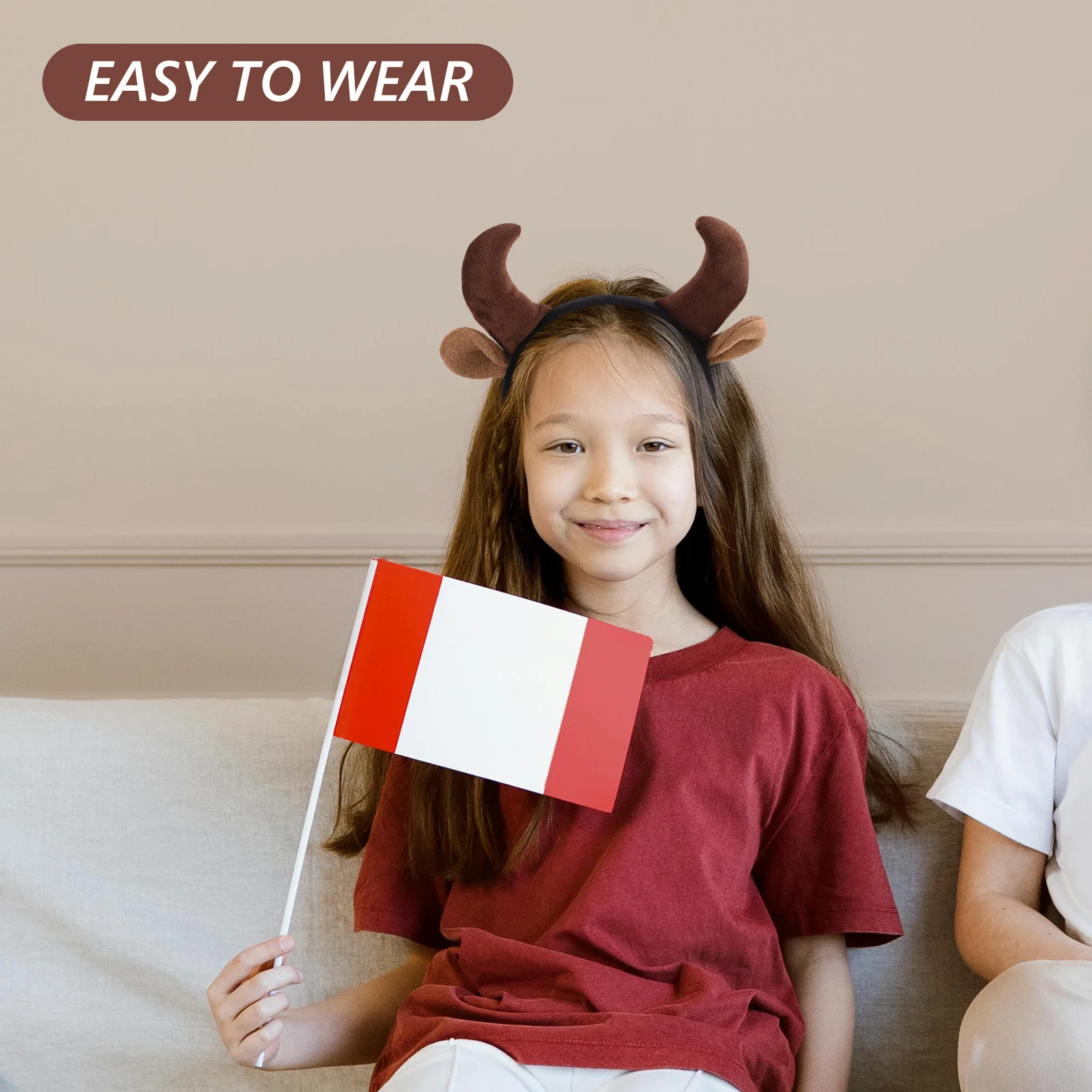 Повязка на голову с коровьим рогом, милые аксессуары для волос с животными для детей и взрослых, повязка на голову для мытья лица, спа, головной убор с мультяшным макияжем, вечерние