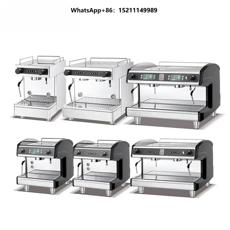 Semi-automatic  Coffee Machine Two Head Display Screen