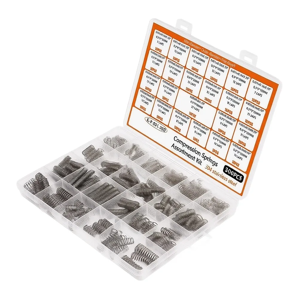 304 Stainless Steel Springs Compression Springs High-strength Springs Mechanical Projects DIY Repairs Versatile Spring Set