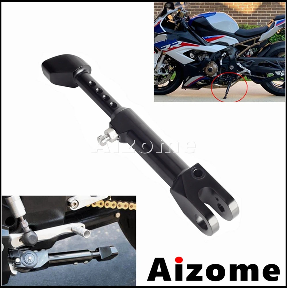 Aluminum Motorcycle Adjustable Kick Stand 5.5