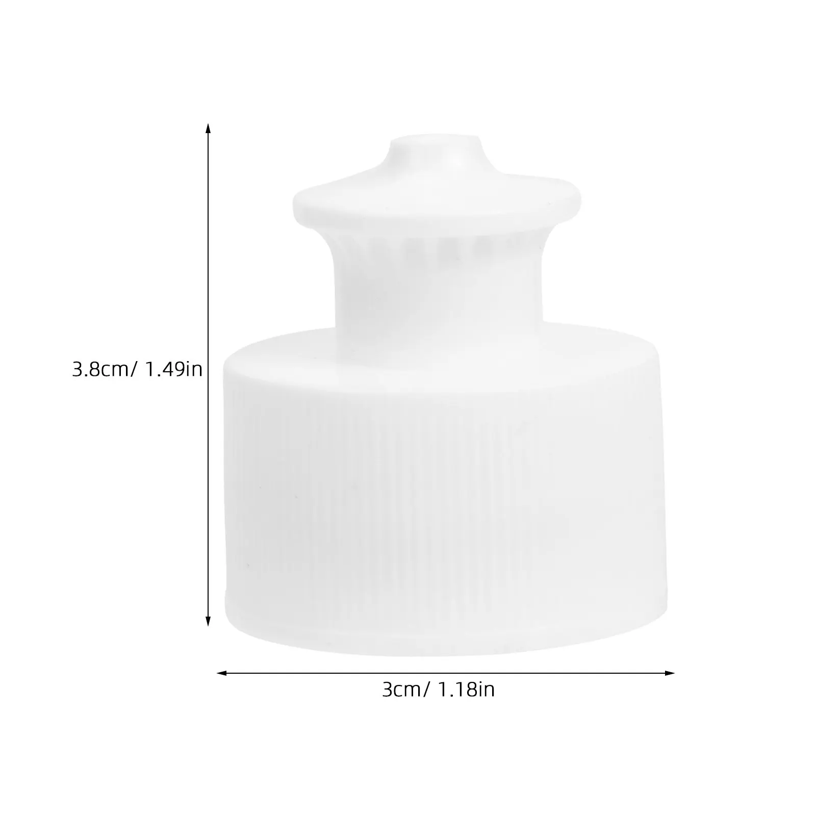 20Pcs Push Pull Pe Bottle Caps Sports Water Bottle Lids Sealing Replaceable Household Portable Sports Accessory