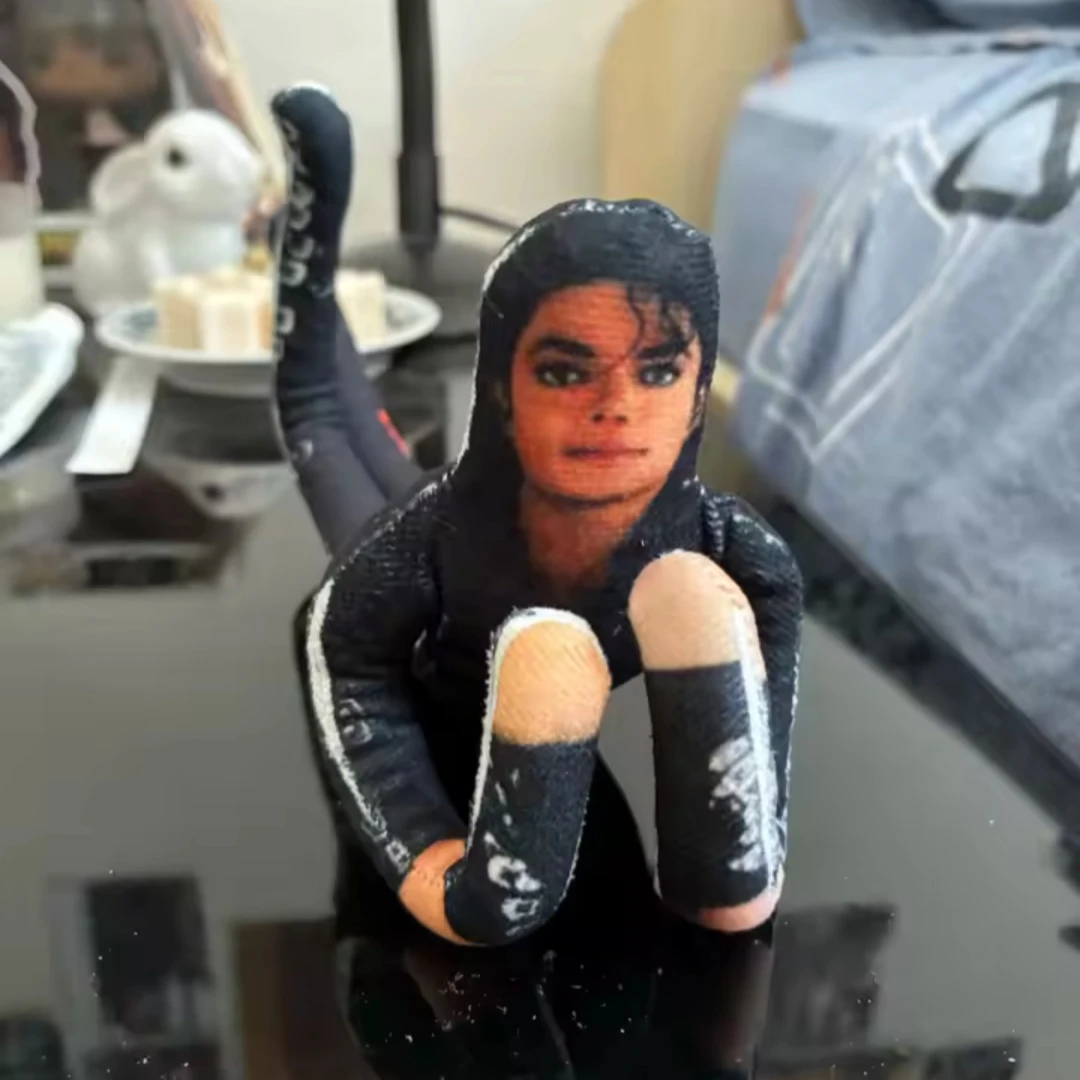 Novo Estilo 2026 Boneco de Pelúcia Articulado Michael Jackson para Cosplay, Decoração de Quarto e Presente