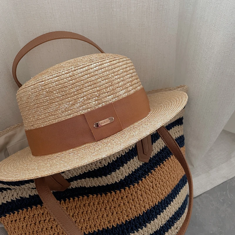 inzina-conjunto-de-sombrero-y-bolso-de-paja-de-gran-tamano-set-de-dos-piezas-para-vacaciones-en-la-playa-color-caramelo-pa