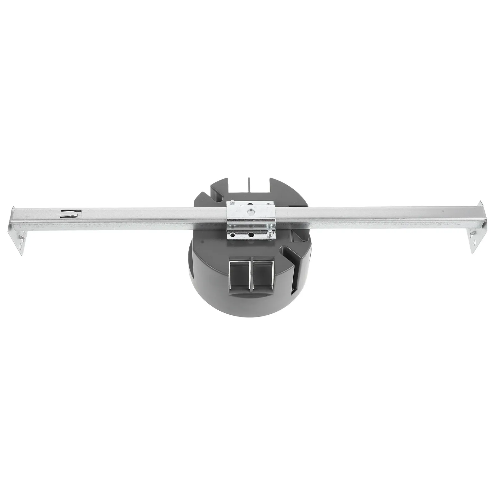 Ceiling Fan Electrical Box Adjustable Hanger Bar 14-24 Metal Brace Round 4 Ceiling Outlet Box 20Cu in Load 55Lbs Light Fixtures