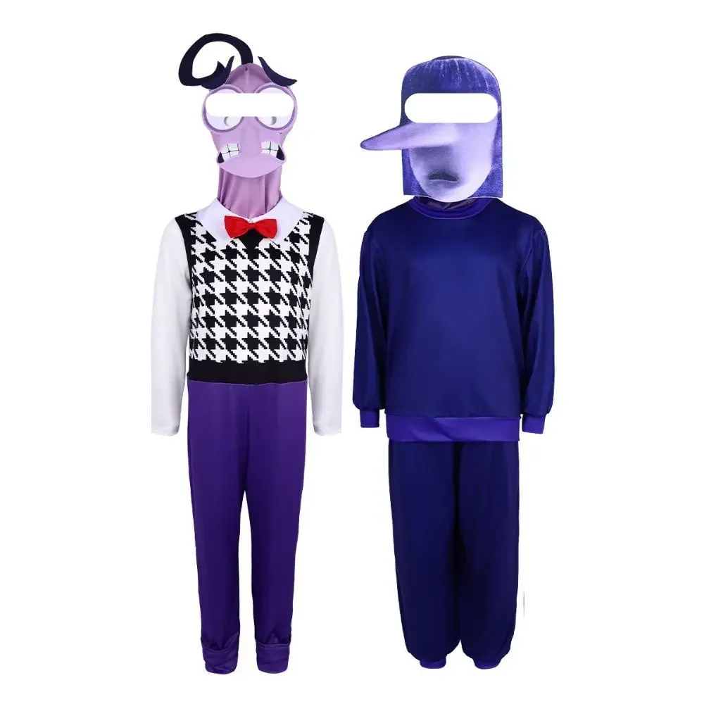 أزياء الهالوين العاطفة التأثيرية أزياء سعيدة وحزينة جنون للأطفال أزياء تنكرية للعاطفة