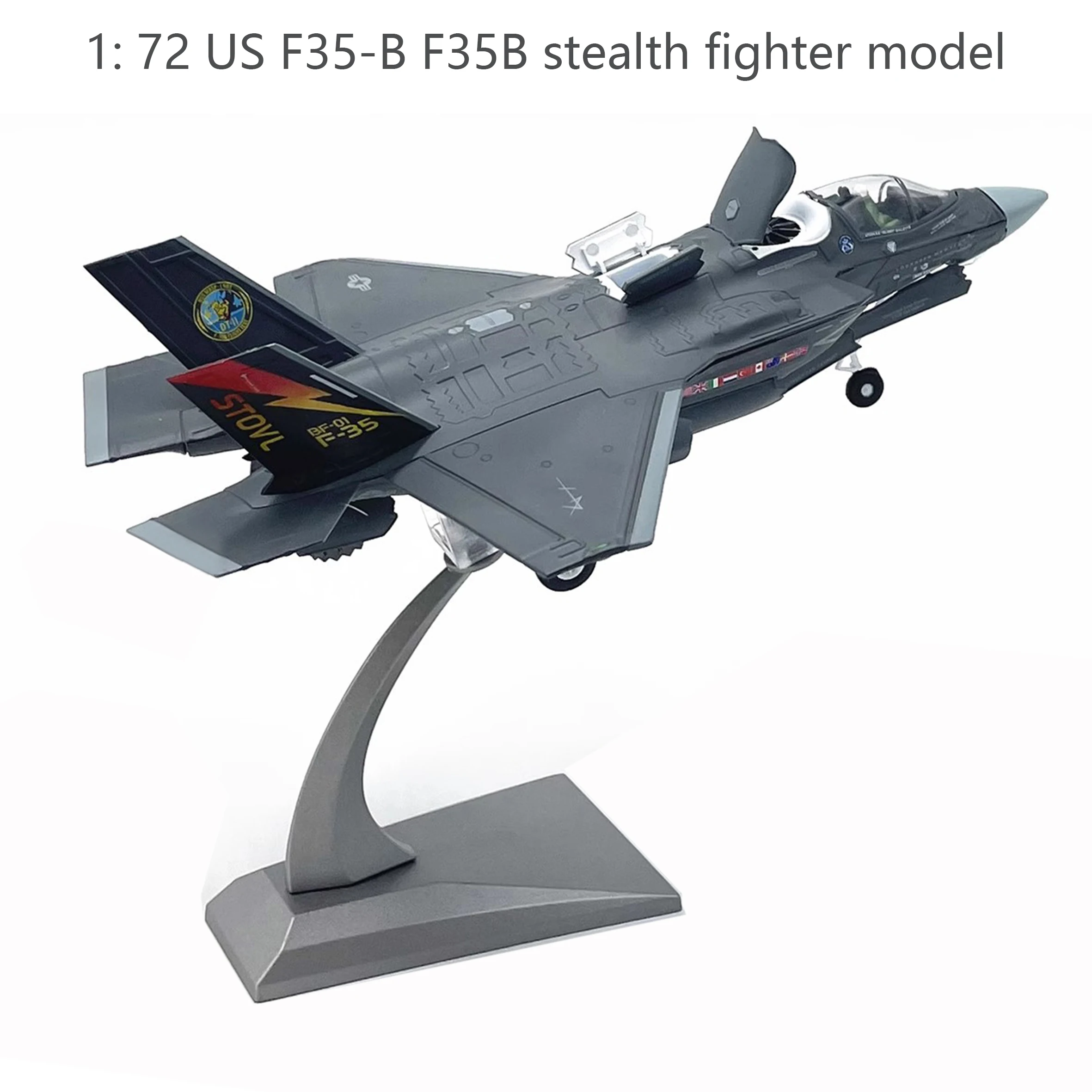 

1: 72 US F35-B F35B stealth fighter model Alloy finished product collection model