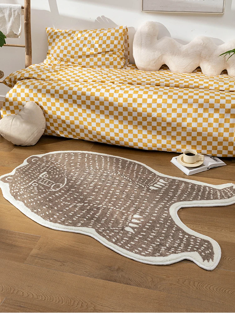 Creative Animal Carpet Comfortable Soft Bedroom Rugs Luxury Living Room Decorative Carpets Wear-resistant Easy-care Balcony Rug