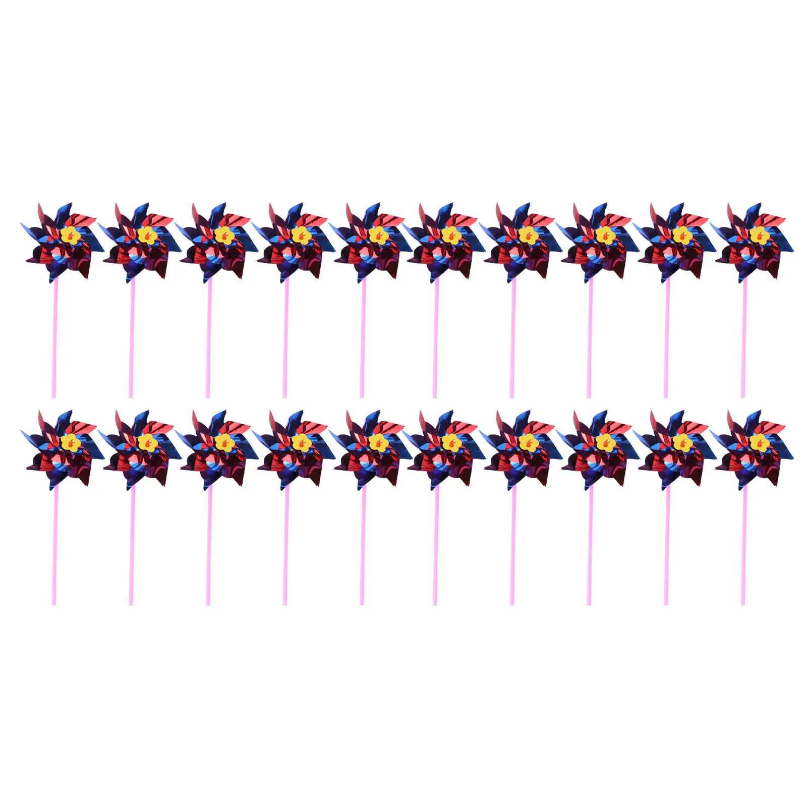 

20Pcs Pinwheel Windmill Colorful DIY Plastic Rainbow Decoration Kids Outdoor Garden Party Fun Small Handheld Windmill