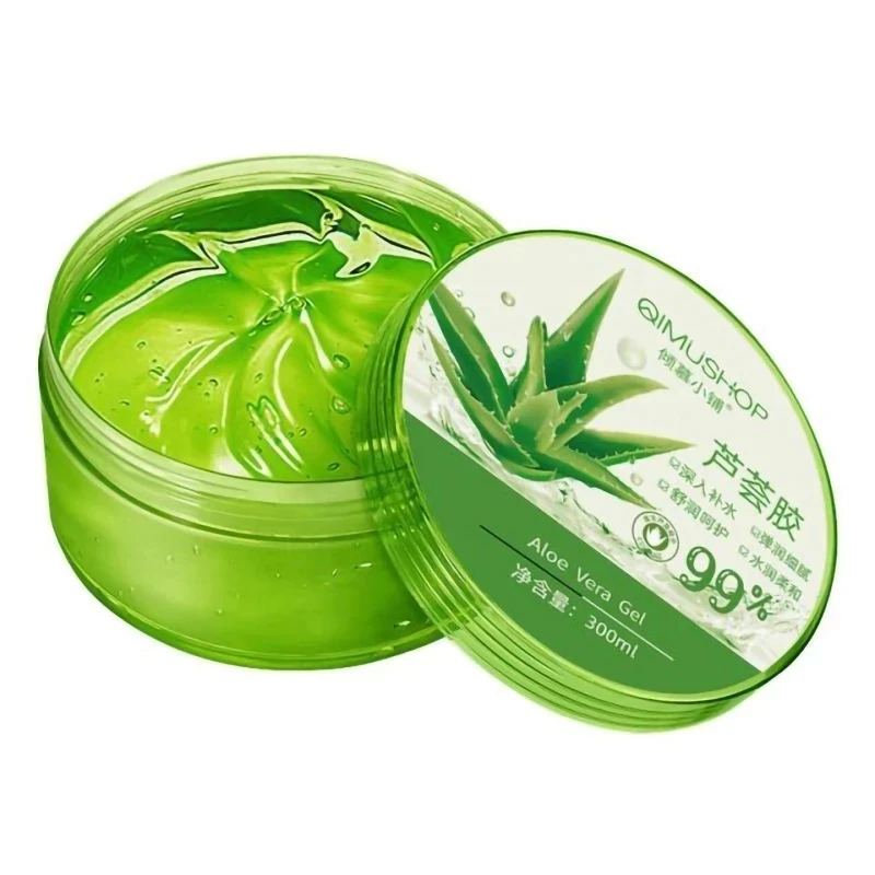 

99% Aloe Vera Gel Moisturing Skin Face Cream Shrink Pores Day Cream Skincare Sleeping Mask Korean Skin Care Products 300g