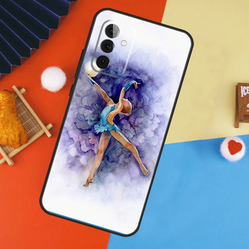 Gymnastics Oil Painting For Samsung Galaxy A13 A23 A33 A53 A15 A25 A35 A55 A51 A71 A12 A32 A52 A14 A34 A54 Case