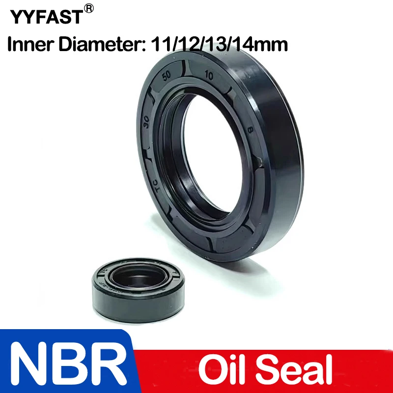 ID 11/12/13/14mm,Skeleton Oil Seal,NBR Framework Oil Seal,OD 21-32mm,Thickness 3-10mm,TC Nitrile Butadiene Rubber Sealing Rin
