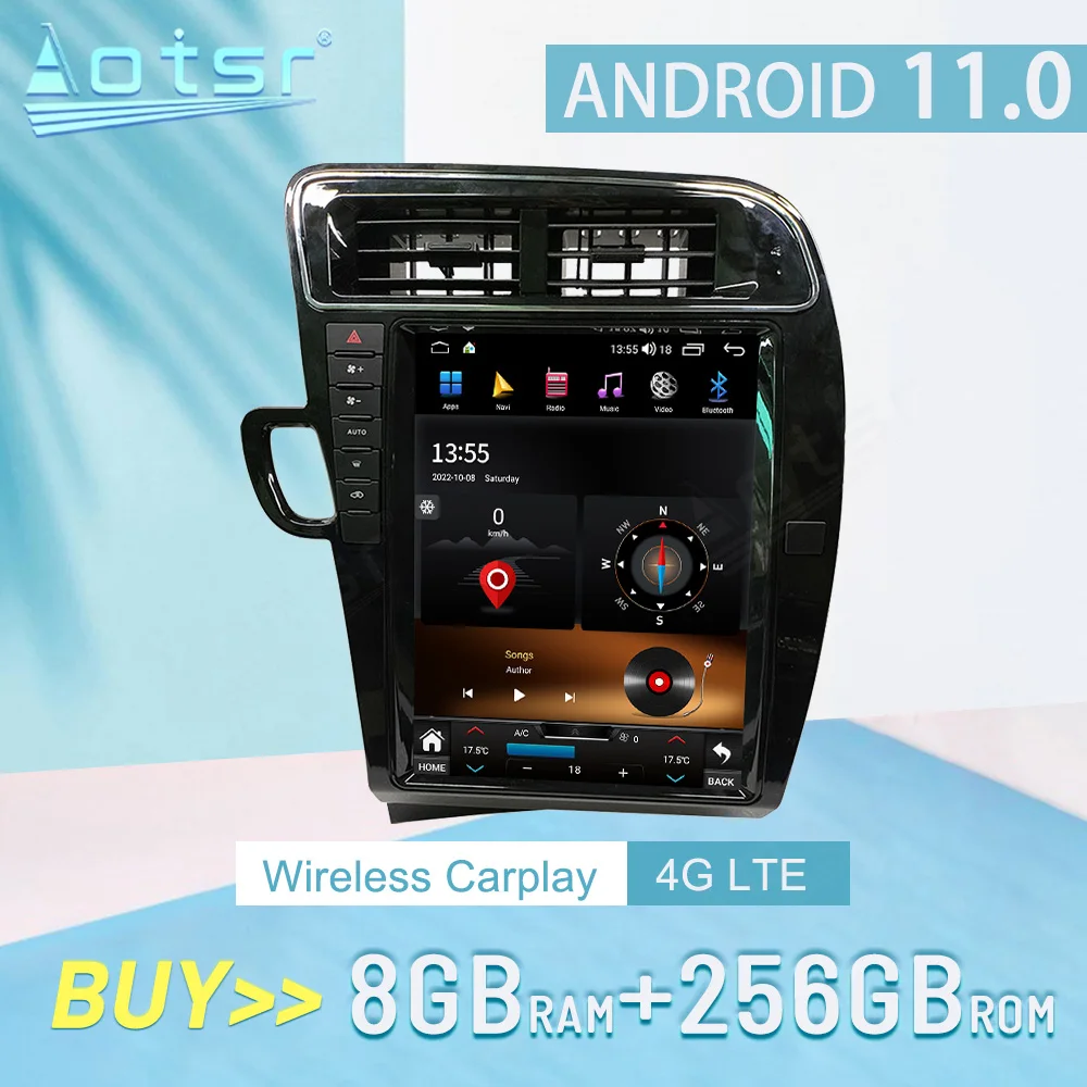 

For Audi Q5 CARPLAY Android 12 Car Radio Stereo Receiver Autoradio Multimedia Player GPS Navigation