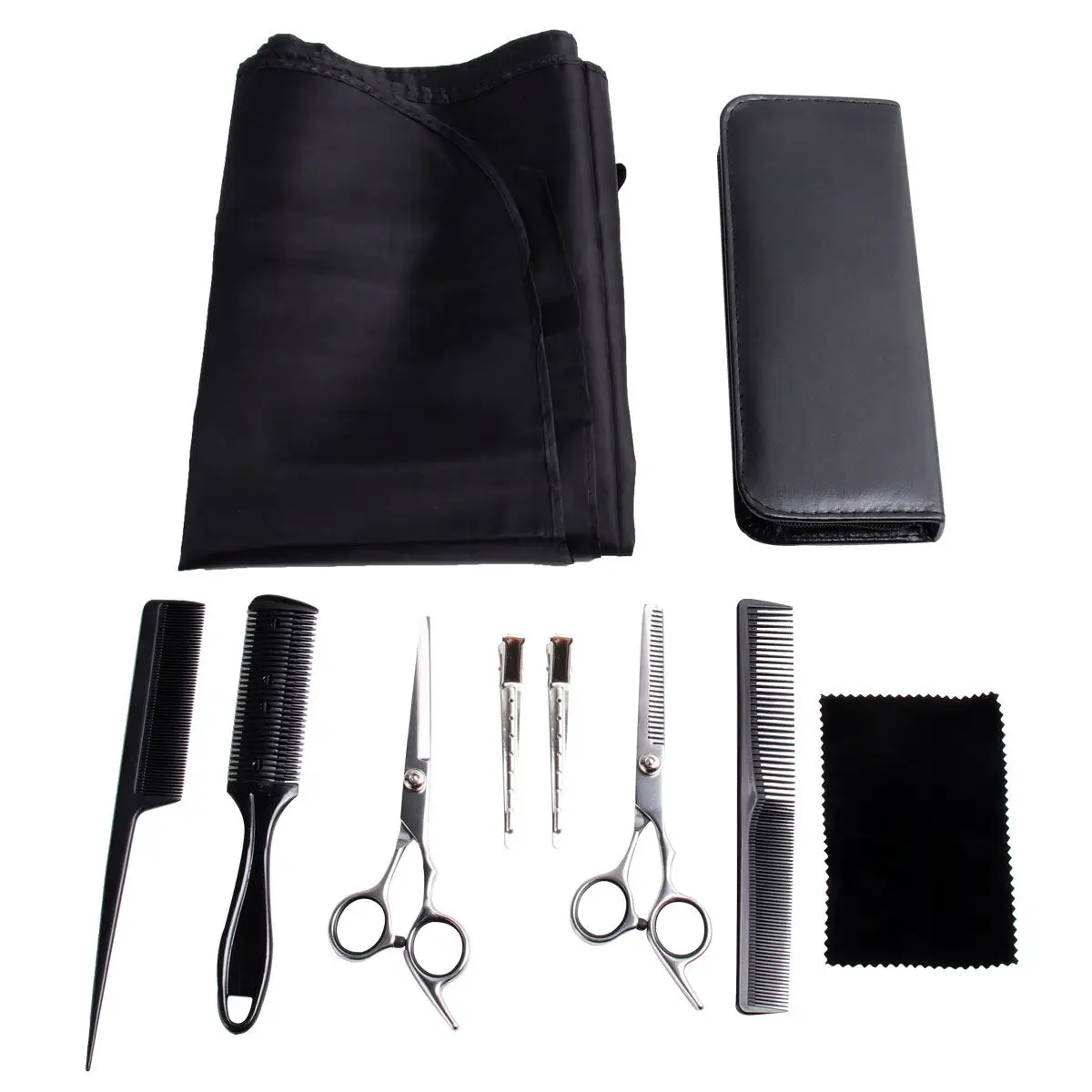 

Набор профессиональных парикмахерских ножниц из высококачественной нержавеющей стали (прямые и филировочные) для стрижки волос, для салонов и домашнего использования