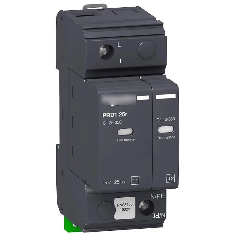 

Original Brand New 16329 PRD1 Master Modular Surge Arrester - 1 Pole + N - 350V - with Remote Transfer