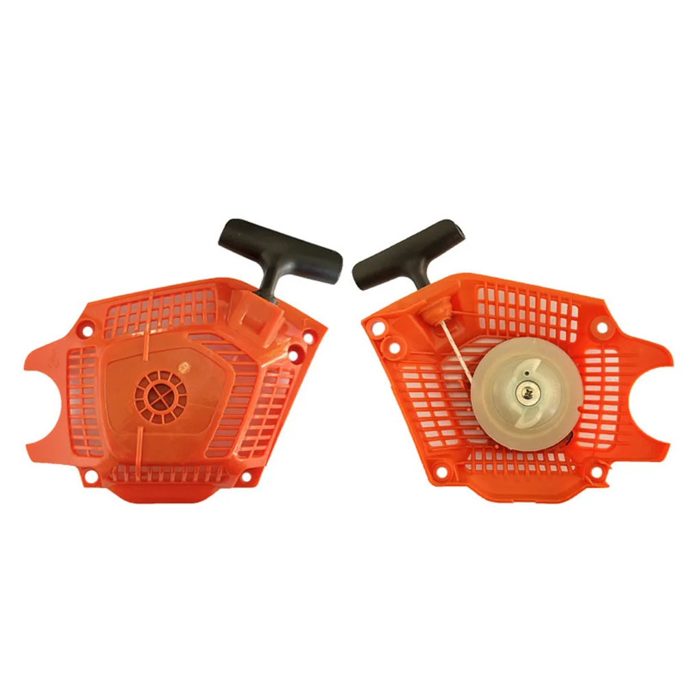 

Recoil Starter Pull Start Mechanism Compatible with For 130 135 140 Chainsaw Models and Matching Flywheel Interface