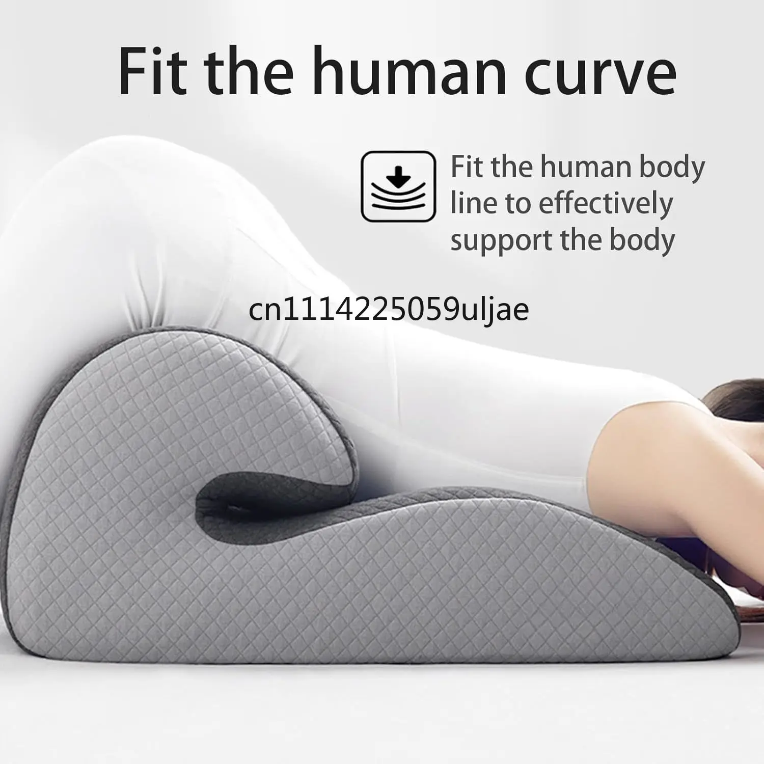 Natural Latex Wedge Pillow for Adults & Couples Ergonomic Multi-Position Support for Back Pain Relief,Side-Lying Relaxation
