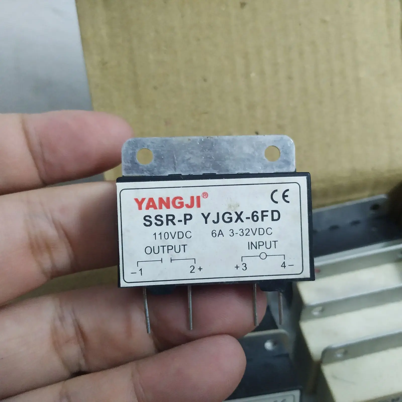 Yang relay YANGJI circuit board single-phase solid state relay YJGX-6FD SSR-P (6A/110VDC)